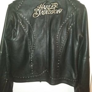 Harley Davidson Leather Motorcycle Jacket